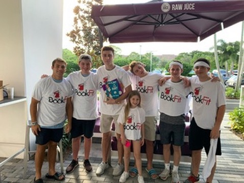 The BookFit team out and about
