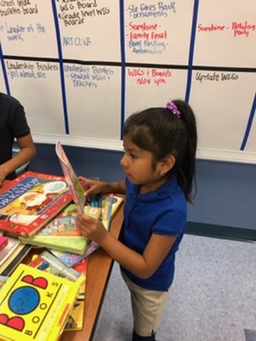 Picking out a new book