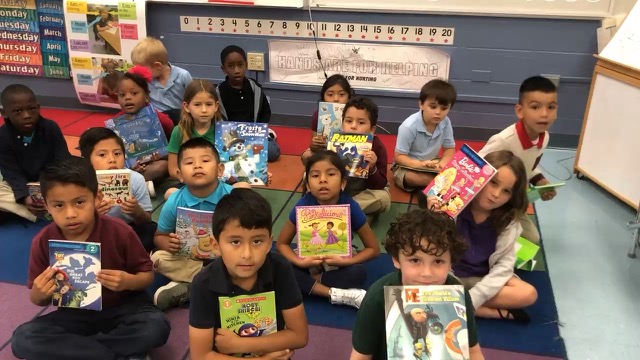 Another classroom, another stack of new books